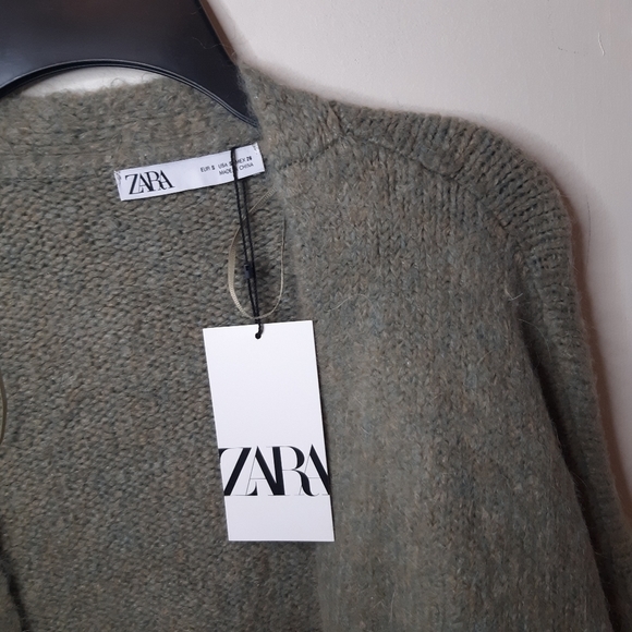 Zara Oversized Belted cardigan - Picture 7 of 7